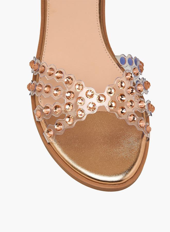 Paprika Women Embellished Flat Sandals Ramadan Collection - Image 4